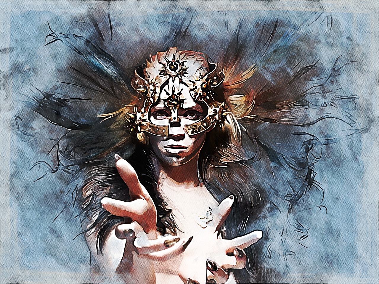 古装动漫女生,美轮美奂的艺术形象展现